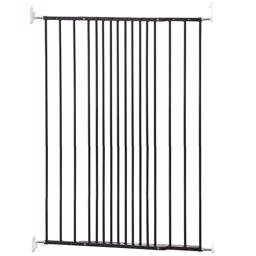 DogSpace Charlie Extra Tall Vägghängd Dog Gate Galler 103 cm SVART